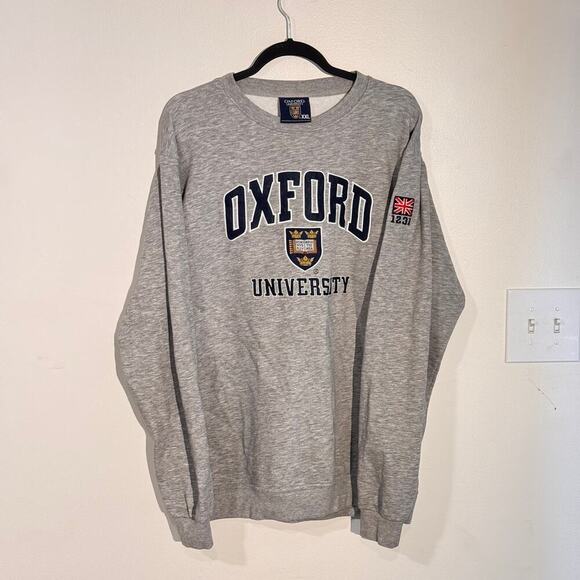 Oxford University Sweatshirt XXL - Gray Crewneck Pullover - Picture 3 of 7